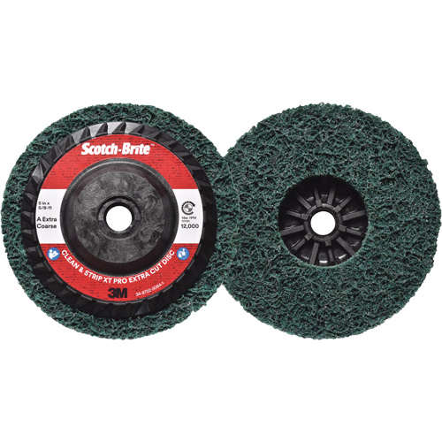 Disque extra coupe  Clean and Strip  XT Pro Scotch-Brite, 5" dia., Grain Extra grossier, Oxyde d'aluminium Groupe Belzile Dickner