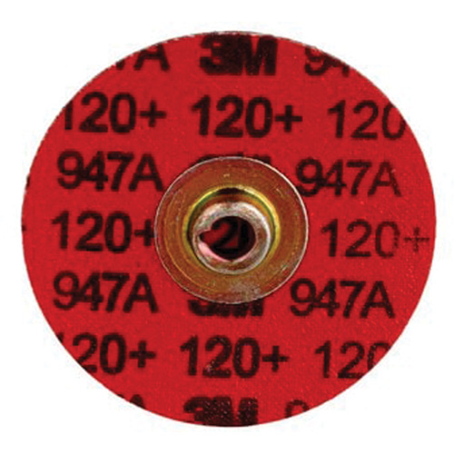 Cubitron II Roloc Durable Edge Disc, 3" Dia., 120+ Grit, Ceramic Groupe Belzile Dickner