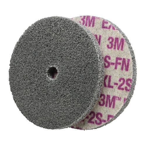 Scotch-Brite EXL Unitized Wheel, 6" x 1/4", 1/4" Arbor, Fine Grit, Aluminum Oxide/Ceramic/Zirconium Groupe Belzile Dickner