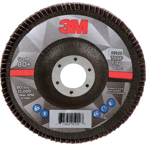 Disque &agrave; lamelles 769F, 5" x 7/8", Type 29, Grain 80+, C&eacute;ramique Groupe Belzile Dickner