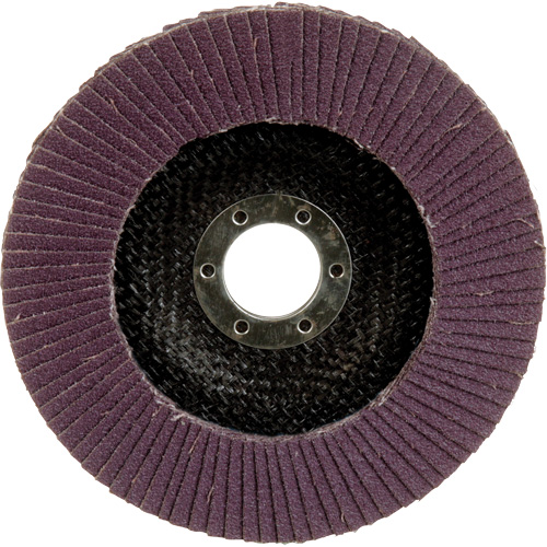 Disque &agrave; lamelles &agrave; changement rapide 769F, 5" x 7/8", Type 27, Grain 80+, C&eacute;ramique Groupe Belzile Dickner