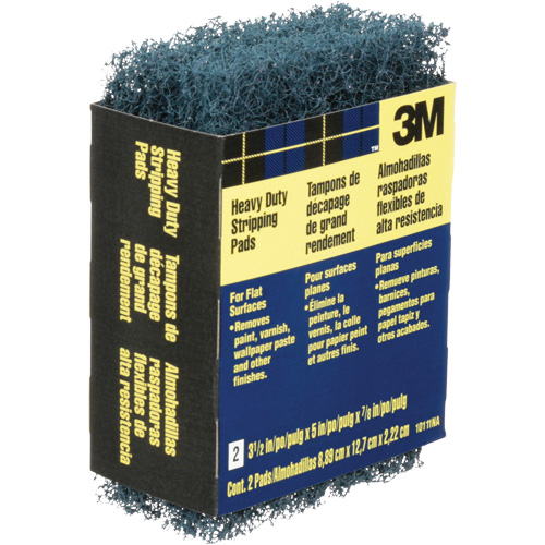 Heavy-Duty Stripping Pads, Aluminum Oxide, 3-1/2" x 5", Coarse Grit Groupe Belzile Dickner