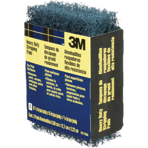 Heavy-Duty Stripping Pads, Aluminum Oxide, 3-1/2" x 5", Coarse Grit Groupe Belzile Dickner