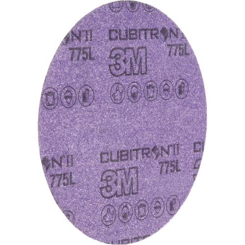 Cubitron II Hookit 775L Series Film Disc, 6" Dia., 240+ Grit, Ceramic, 3 mils Groupe Belzile Dickner