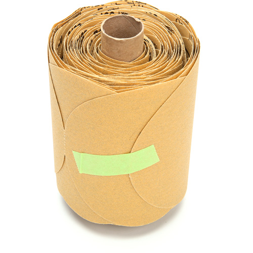 Stikit Gold Paper 216U Disc Roll, Aluminum Oxide, 5" W x 52' L, P120 Grit Groupe Belzile Dickner