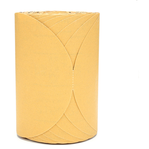 Stikit Gold Paper 216U Disc Roll, Aluminum Oxide, 6" W x 87' L, P180 Grit Groupe Belzile Dickner