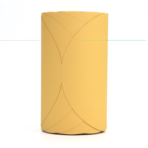 Stikit 255L Gold Film Disc Roll, 6" Dia., P180 Grit, Aluminum Oxide Groupe Belzile Dickner