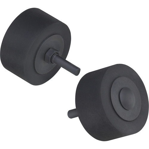 2" x 1" x 1/4" Rubber Cushion Polishing Wheel 45129 Groupe Belzile Dickner