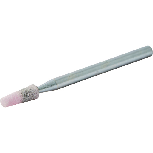 Meule mont&eacute;e vitrifi&eacute;e, B97, Oxyde d'aluminium, 1/8" dia., 3/8" lo, 80 Grain Groupe Belzile Dickner