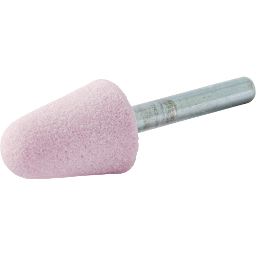 Meule mont&eacute;e vitrifi&eacute;e, A5, Oxyde d'aluminium, 3/4" dia., 1-1/8" lo, 80 Grain Groupe Belzile Dickner