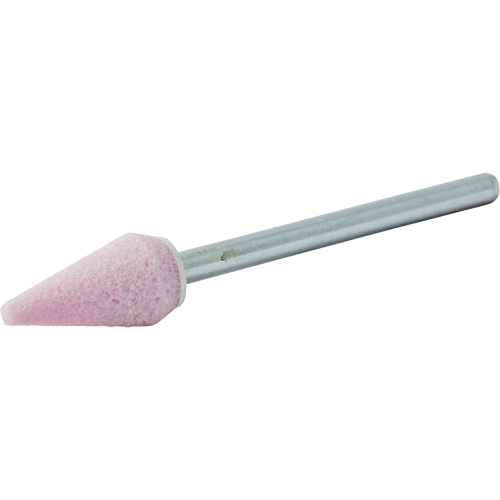 Meule mont&eacute;e vitrifi&eacute;e, B53, Oxyde d'aluminium, 5/16" dia., 5/8" lo, 80 Grain Groupe Belzile Dickner