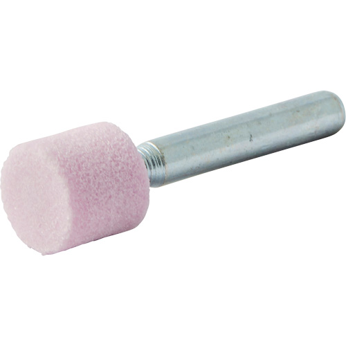 Vitrified Bond Mounted Point, W185, Aluminum Oxide, 1/2" Dia., 1/2" L, 80 Grit Groupe Belzile Dickner