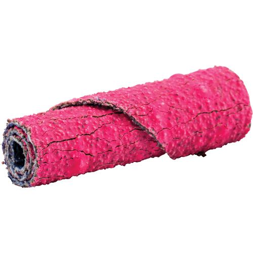 R982 Cartridge Roll, 60 Grit, 3/8" Dia., Ceramic Alumina, 1-1/2" L, 1/8" Arbor Groupe Belzile Dickner