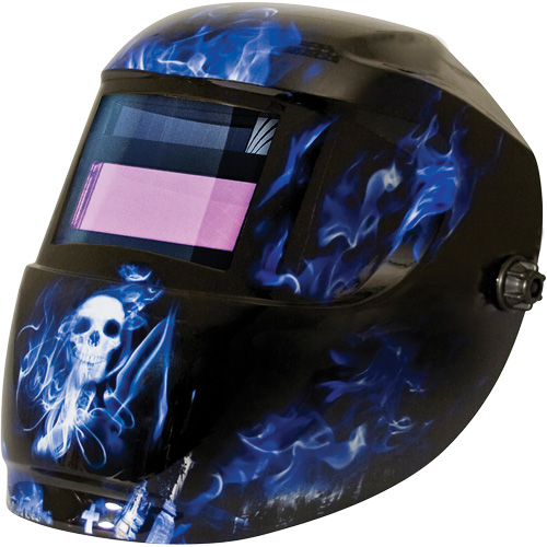 Masque de soudage Carrera ArcOne, 2" lo x 3" la Champ de vision, Teinte 9 - 13, Bleu Groupe Belzile Dickner