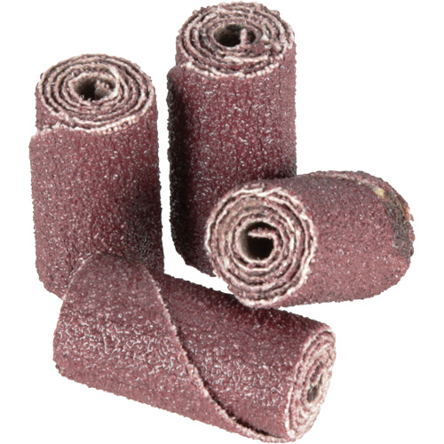 341D Sanding Cartridge Roll, 80 Grit, 1/2" Dia., Aluminum Oxide, 1" L, 1/8" Arbor Groupe Belzile Dickner