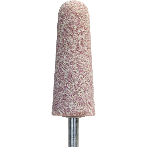 Quantum 5NQM Vitrified Bond Mounted Point, 1" Dia., 36 Grit, Ceramic Alumina Groupe Belzile Dickner