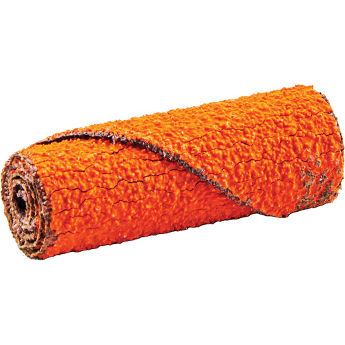 Cartouche de ruban abrasif en rouleau, 60 Grain, 1/2" dia., C&eacute;ramique d'alumine, 1-1/2" lo, 1/8" Dimension de l'arbre Groupe Belzile Dickner