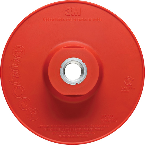 Ribbed Back-Up Pad, 4" Groupe Belzile Dickner