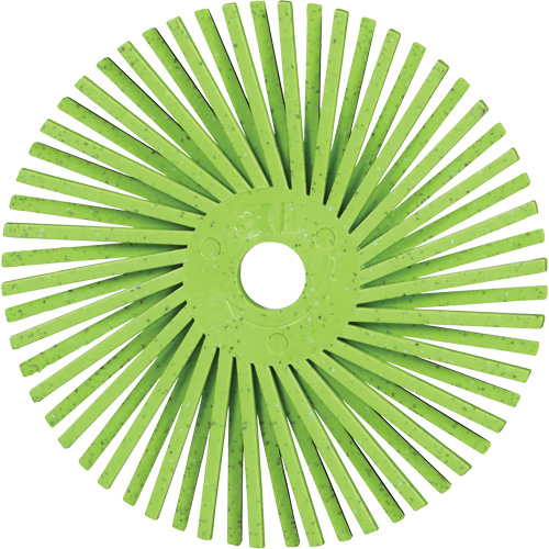 Scotch-Brite Type A Precision Radial Bristle Brush PN-RB, Ceramic, 50+ Grit, 3" Dia. Groupe Belzile Dickner