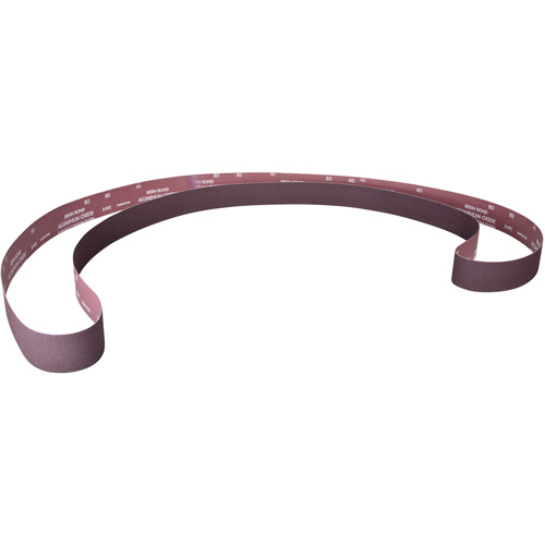 Metalite&reg; Narrow Backstand Sanding Belt, 3" W x 132" L, Aluminum Oxide, 80 Grit Groupe Belzile Dickner