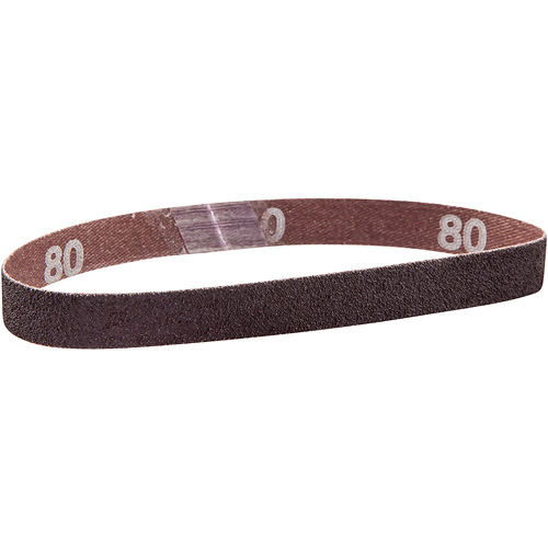 Metalite&reg; Cloth File Sanding Belt, 1/2" W x 12" L, Aluminum Oxide, 100 Grit Groupe Belzile Dickner