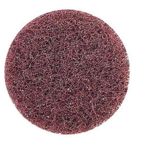 Disque de polissage non tiss&eacute; &agrave; remplacement rapide tr&egrave;s r&eacute;sistant Bear-Tex, 2" dia., Grain Moyen, Oxyde d'aluminium Groupe Belzile Dickner