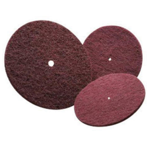 Disque non tiss&eacute; tr&egrave;s r&eacute;sistant Bear-Tex, 6" dia., Grain Tr&egrave;s fin, Oxyde d'aluminium Groupe Belzile Dickner