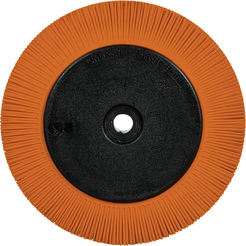 Scotch-Brite Type S Precision Radial Bristle Brush PN-RB with Flange, Ceramic, 80+ Grit, 8" Dia. Groupe Belzile Dickner