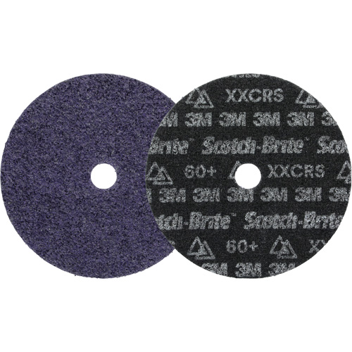 Disque de conditionnement des surfaces de pr&eacute;cision Scotch-Brite, HD-DH, 7" dia., Grain Tr&egrave;s grossier, C&eacute;ramique Groupe Belzile Dickner