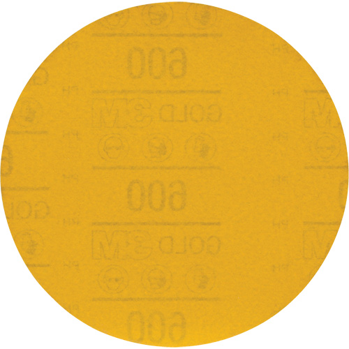 Disque abrasif dor&eacute; Hookit 09260, dia 6", Grain 600, Oxyde d'aluminium, Poids C Groupe Belzile Dickner