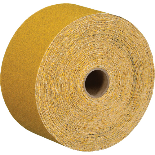 Feuille abrasive dor&eacute;e en rouleau Stikit 02785, Oxyde d'aluminium, 2-3/4" la x 135' lo, Grain 220 Groupe Belzile Dickner