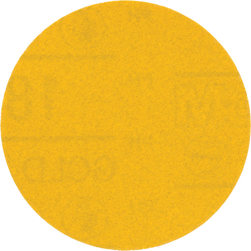 Disque abrasif dor&eacute; Hookit, 09213, dia 3", Grain 180, Oxyde d'aluminium, Poids C Groupe Belzile Dickner