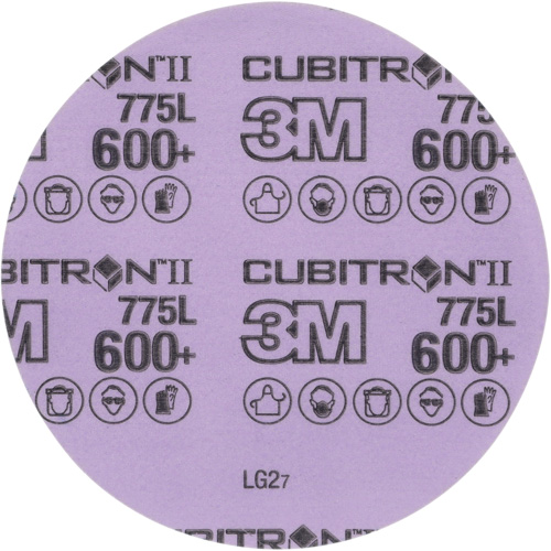 Disque en pellicule Cubitron II Hookit, dia 5", Grain 600+, C&eacute;ramique, 3 mil Groupe Belzile Dickner