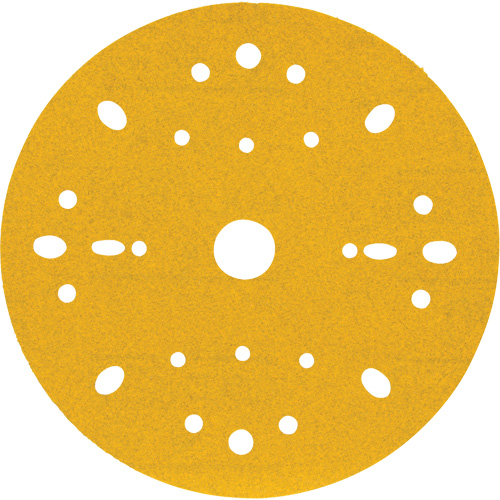Disque abrasif dor&eacute; Hookit, dia 6", Grain 240, Oxyde d'aluminium, Poids C Groupe Belzile Dickner