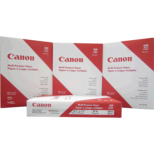 Multi Purpose Copy Paper, 8-1/2" x 11", 20 lbs., White Groupe Belzile Dickner