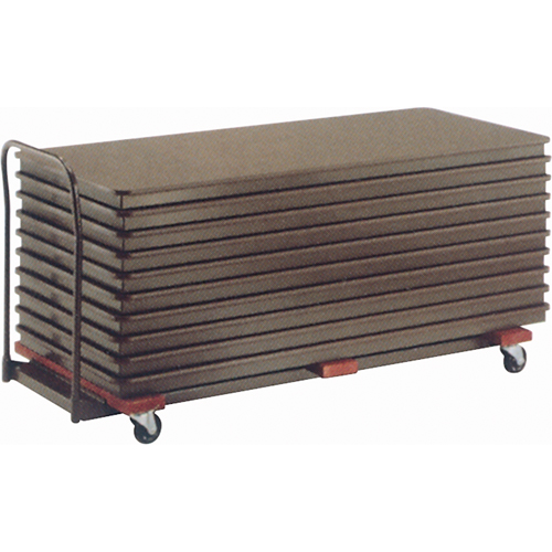 Chariots de table empilables plats, 97,5" la x 31,25" p x 36,25" h Groupe Belzile Dickner