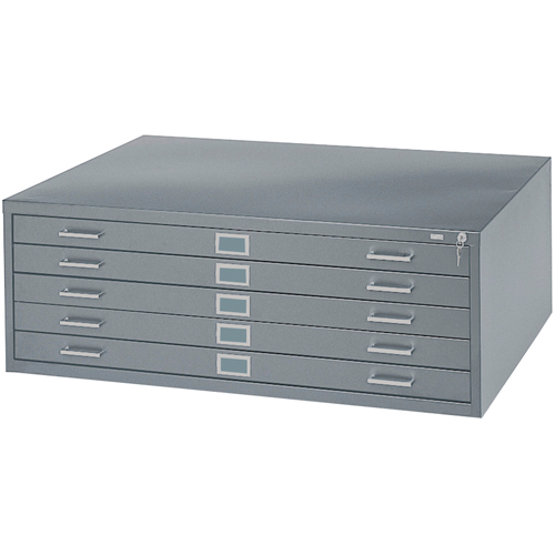 Steel Plan Files, 5 Drawers, 40-3/8" W x 29-3/8" D x 16-1/2" H Groupe Belzile Dickner