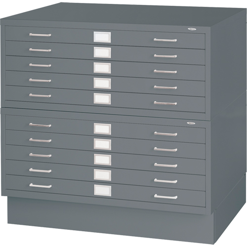 Steel Plan Files, 5 Drawers, 40-3/8" W x 29-3/8" D x 16-1/2" H Groupe Belzile Dickner