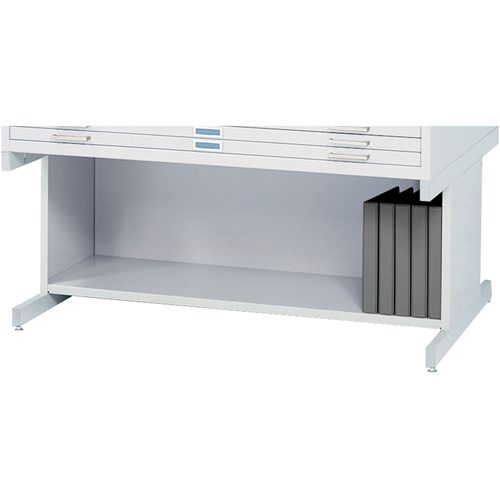High Base for Steel Plan File Cabinet Groupe Belzile Dickner