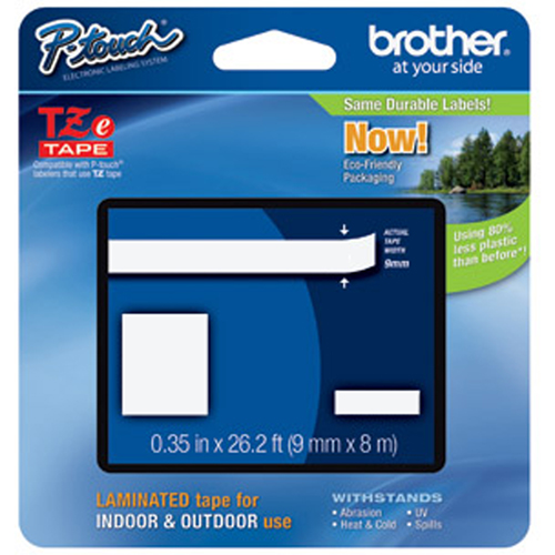 Tape Cartridge for P-touch&reg; Labeling System, 24 mm x 8 m, Black on Clear Groupe Belzile Dickner