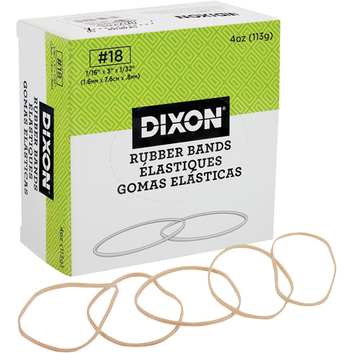 Rubber Bands, 3" x 1/16" Groupe Belzile Dickner