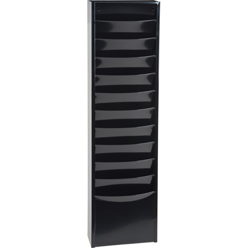 Pr&eacute;sentoirs, Stationnaire, 11 fentes, Acier, 9-3/4" la x 4-1/8" p x 36" h Groupe Belzile Dickner