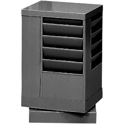 Pr&eacute;sentoirs, Rotatif, 20 fentes, Acier, 14-1/8" la x 14-1/8" p x 21-1/4" h Groupe Belzile Dickner