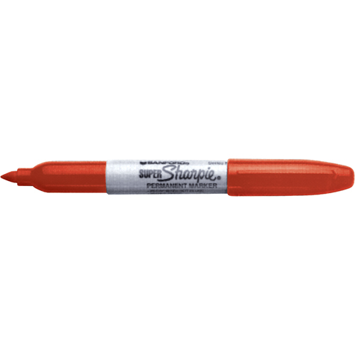 Marqueurs permanents - Super, Rouge, Pointe Fin Groupe Belzile Dickner