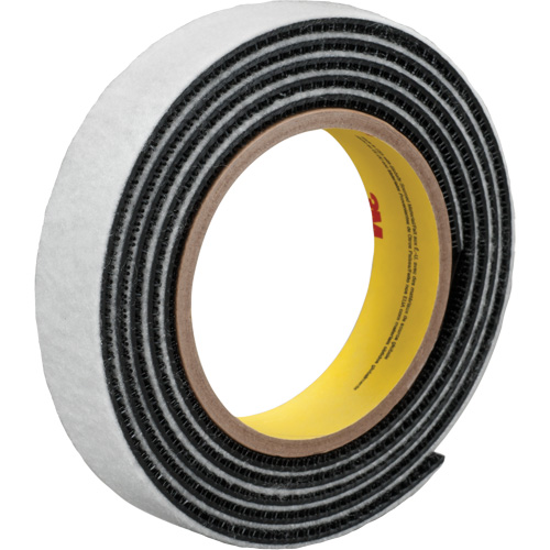 Dual Lock Reclosable Fastener, Self-Mating, 50 yds x 1", Sew-On, Black Groupe Belzile Dickner