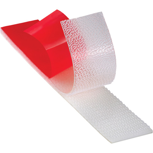 Dual Lock Low Profile Reclosable Fastener, Self-Mating, 50 yds x 1", Adhesive, Clear Groupe Belzile Dickner