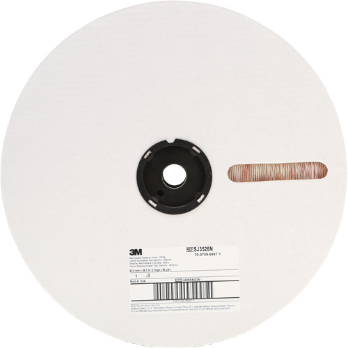 Attache, Boucle, 50 vg x 2", Adh&eacute;sif, Blanc Groupe Belzile Dickner