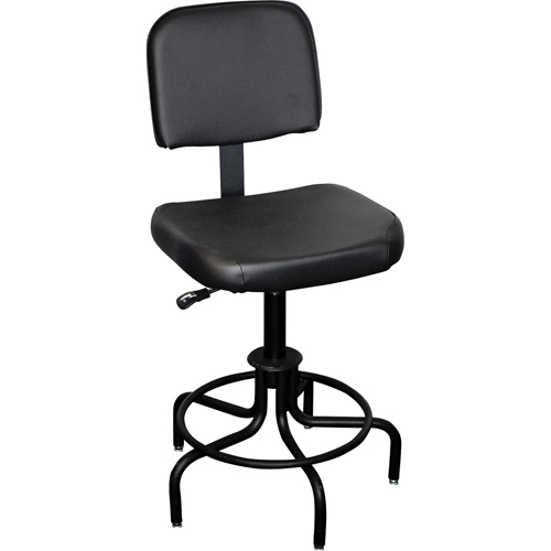 6000 Series Stool with Back, Stationary, Adjustable Height, 250 lbs. Capacity Groupe Belzile Dickner