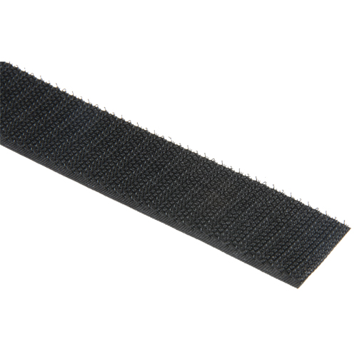 Bande d'attaches, Crochet, 50 vg x 1", Cousu, Noir Groupe Belzile Dickner