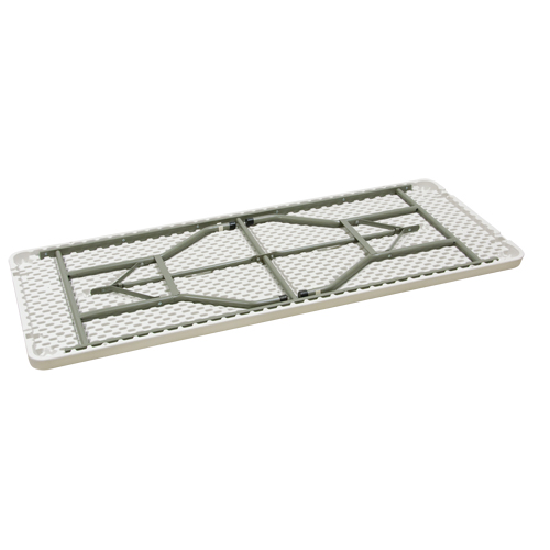 Table pliante, Rectangulaire, 72" l x 30" la, Poly&eacute;thyl&egrave;ne, Blanc Groupe Belzile Dickner